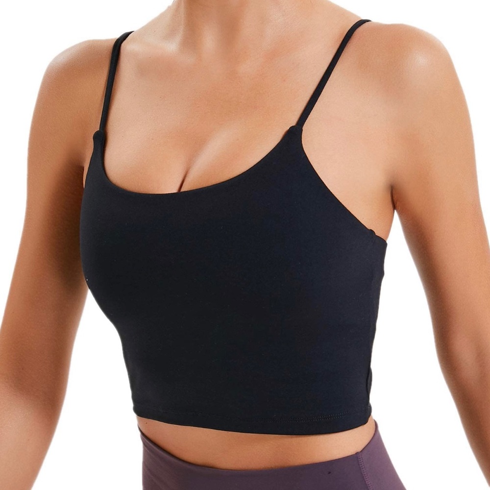 Black Sports Bra Cami - Picture 4 of 4